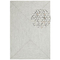 OUTDOORTEPPICH 120/170 cm Braided Creme, Multicolor  - Multicolor/Creme, Design, Kunststoff (120/170cm)