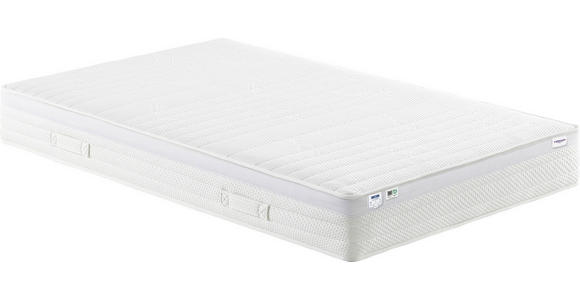 TASCHENFEDERKERNMATRATZE 120/200 cm Höhe ca. 23 cm  - Weiß, KONVENTIONELL, Textil (120/200cm) - Sleeptex