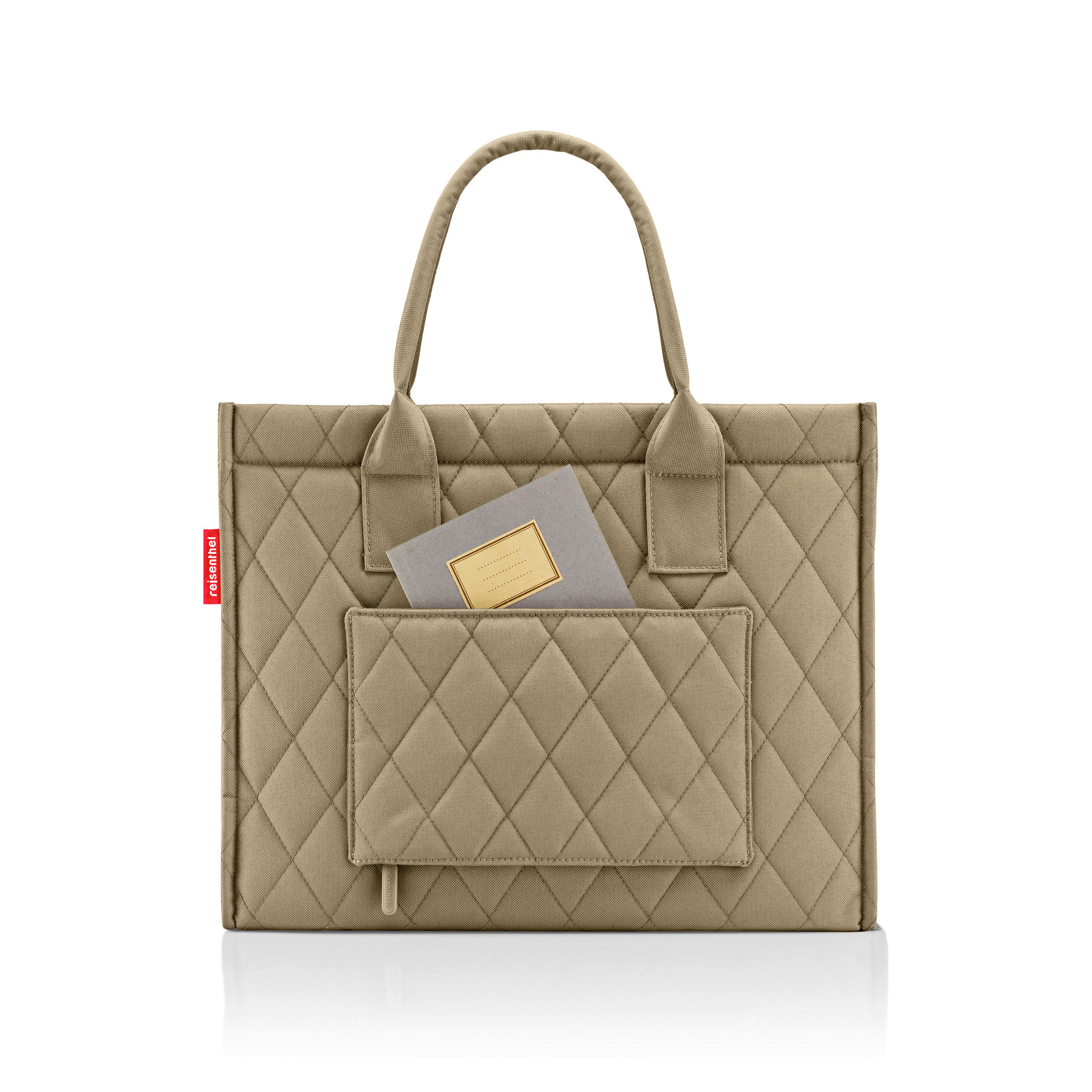 Reisenthel Einkaufstasche Daily shopper business rhombus olive Olivgrün 42x35x17 cm