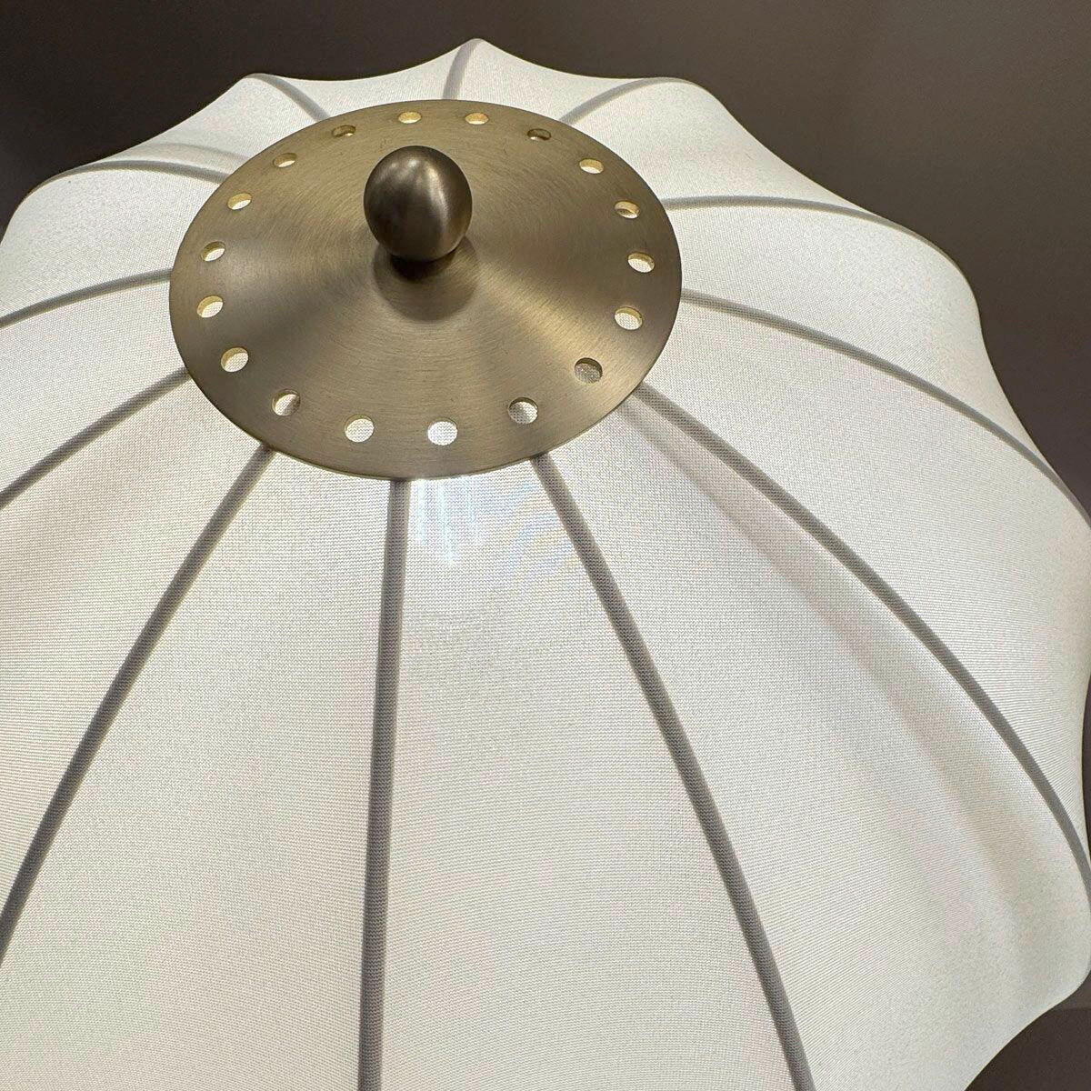 LED-TISCHLEUCHTE Alora Mood 69,9/45,7 cm  - Goldfarben/Creme, Design, Textil/Metall (69,9/45,7cm) - Elstead Lighting