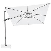 AMPELSCHIRM 275 cm Weiß  - Silberfarben/Alufarben, KONVENTIONELL, Textil/Metall (275/263cm) - KNIRPS