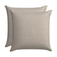 ZIERKISSENSET in Taupe Uni 48/48 cm  - Taupe, Basics, Textil (48/48cm)