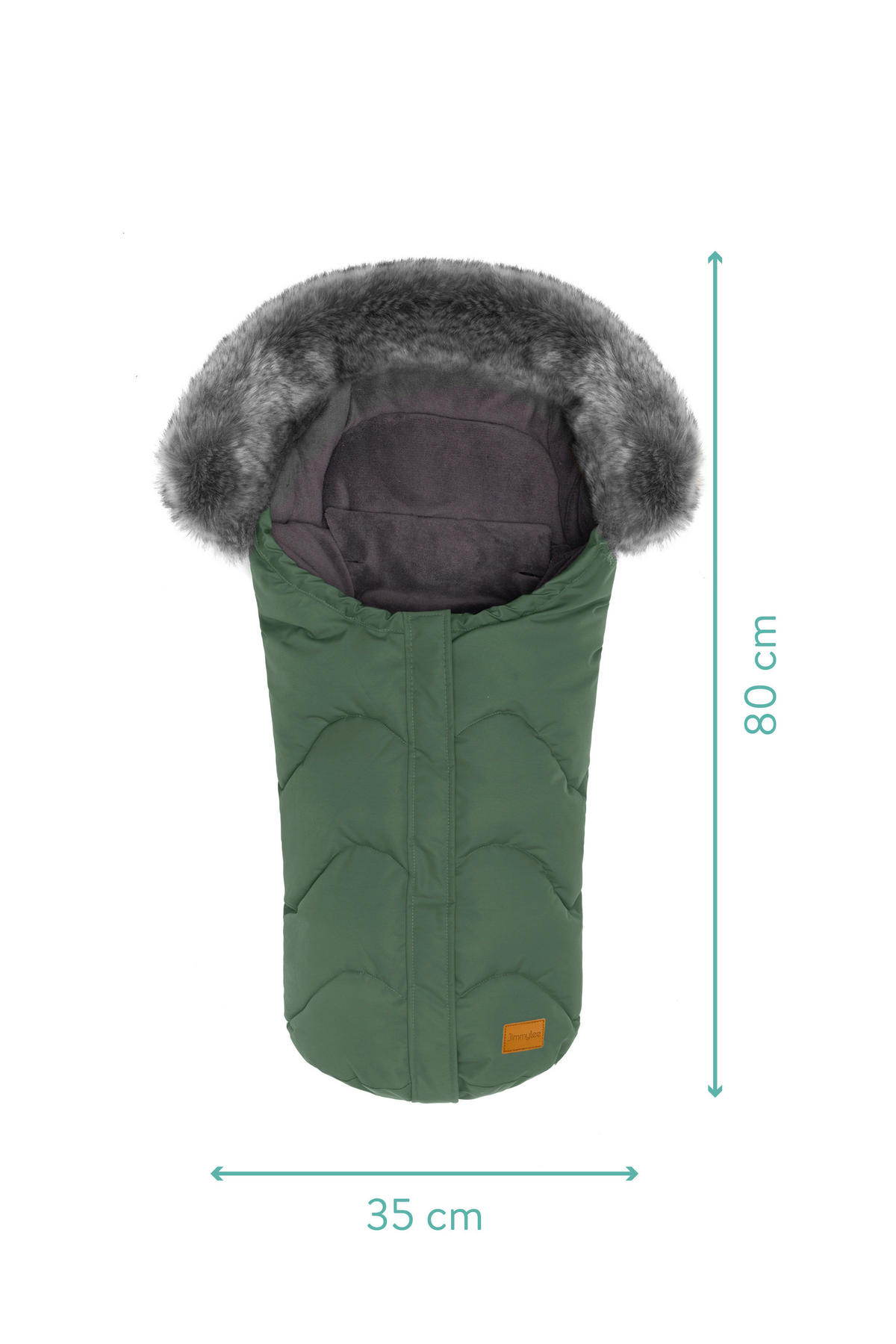 BABYSCHALEN-FUßSACK TRENDY S  - Basics, Kunststoff (35/80cm) - Jimmylee