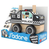 POLIZEIAUTO  - Multicolor, Basics, Holz/Metall (10,5/6,5/8,5cm)