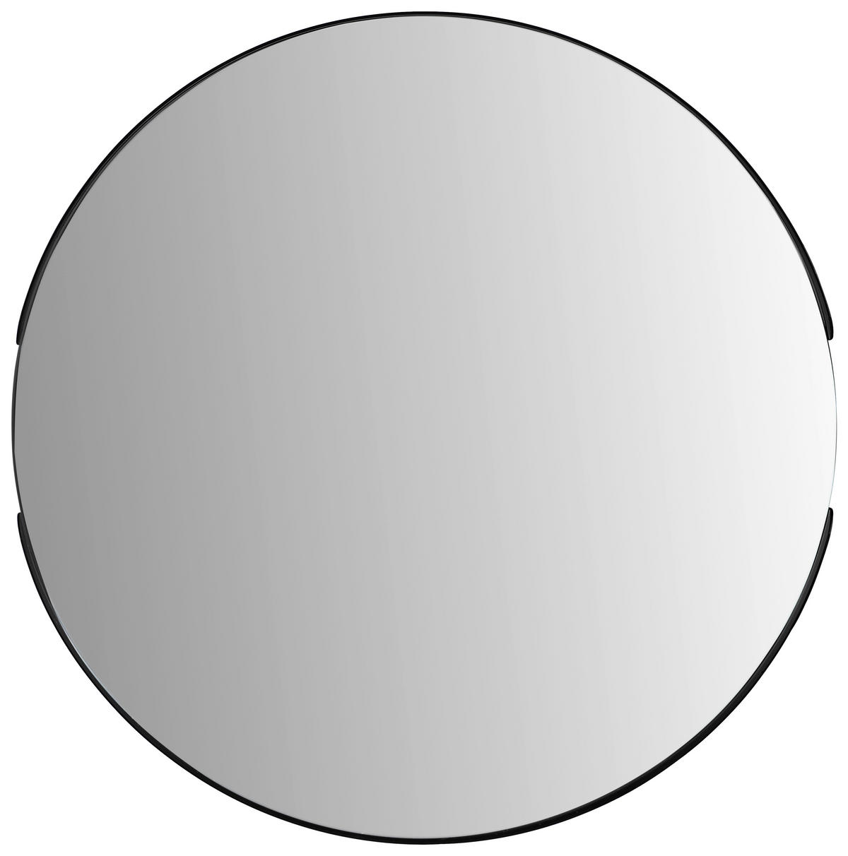 WANDSPIEGEL Schwarz  - Schwarz, Trend, Glas/Metall (50/50/3,5cm) - Carryhome