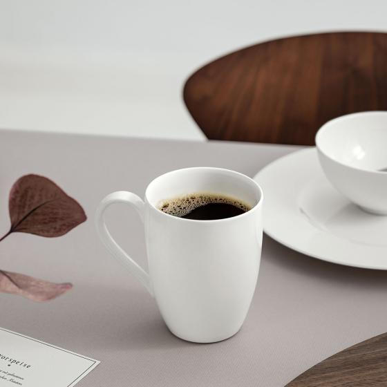 KAFFEEBECHER - Weiß, Basics, Keramik (0,34l) - Noblesse - V&B