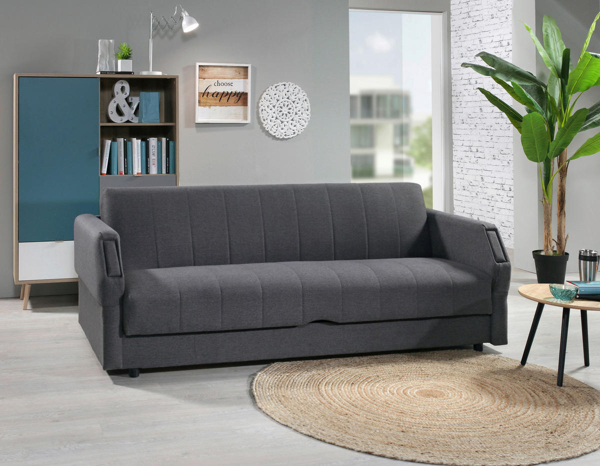 3-SED,  siva les  - siva, Design, les (218/80/92cm) - Boxxx