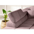 ECKSOFA  in Feincord Altrosa  215/319 cm  - Schwarz/Altrosa, Design, Kunststoff/Textil (215/319cm) - Hom`in