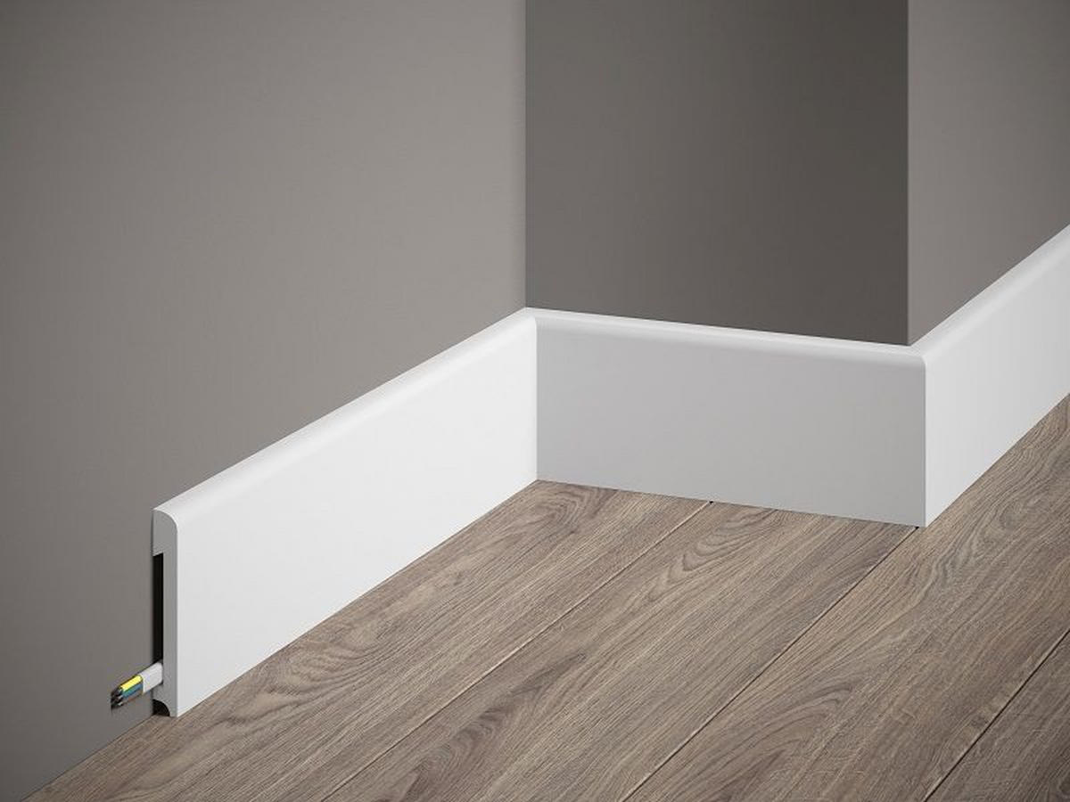 ZIDNA DEKORACIJA     200/1,4/7,8 cm      - bijela, Basics, plastika (200/1,4/7,8cm)