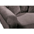 SCHLAFSOFA mit Stoffauswahl, Liegefunktion, Rücken echt Cord Braun - Schwarz/Braun, KONVENTIONELL, Kunststoff/Textil (250/95/125cm) - Hom`in