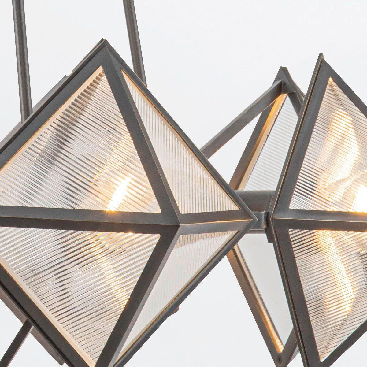 KRONLEUCHTER 29,5/76,2 cm   - Bronzefarben, KONVENTIONELL, Glas/Metall (29,5/76,2cm) - Elstead Lighting