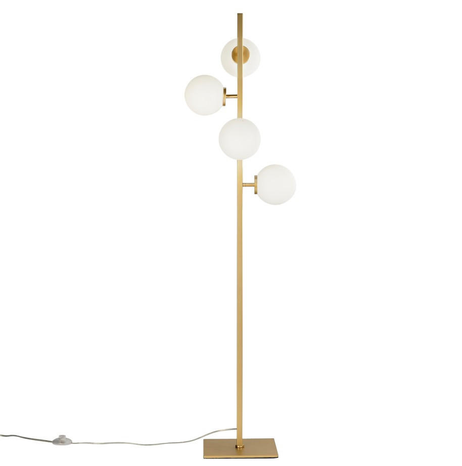 Luce ambiente Design Stehleuchte Luce Ambiente e Design Gold 25x149.80x37.5 cm