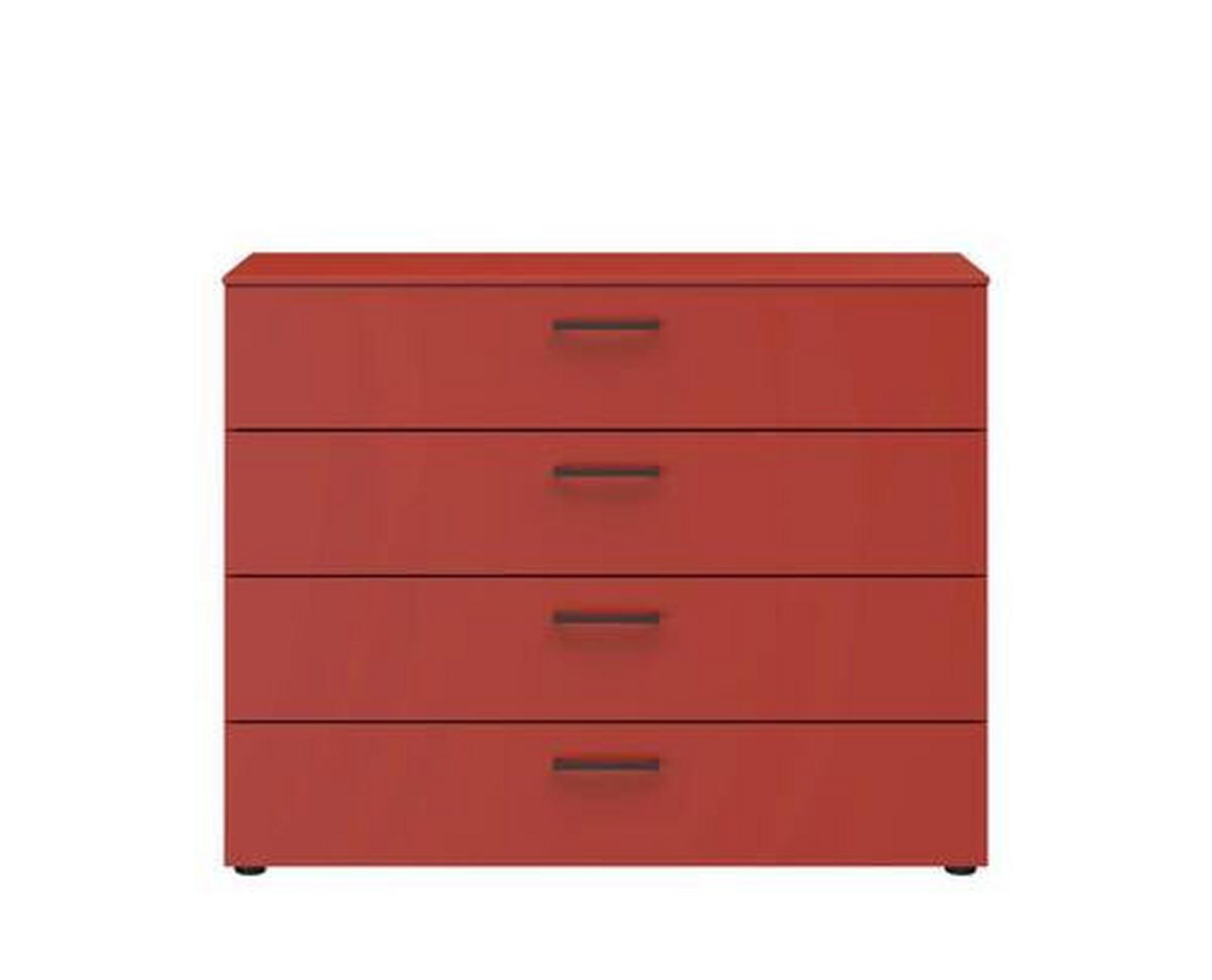 KOMMODE Primolar Garda  in 100/79/41 cm  - Koralle/Rot, Design, Holzwerkstoff/Kunststoff (100/79/41cm) - Xora