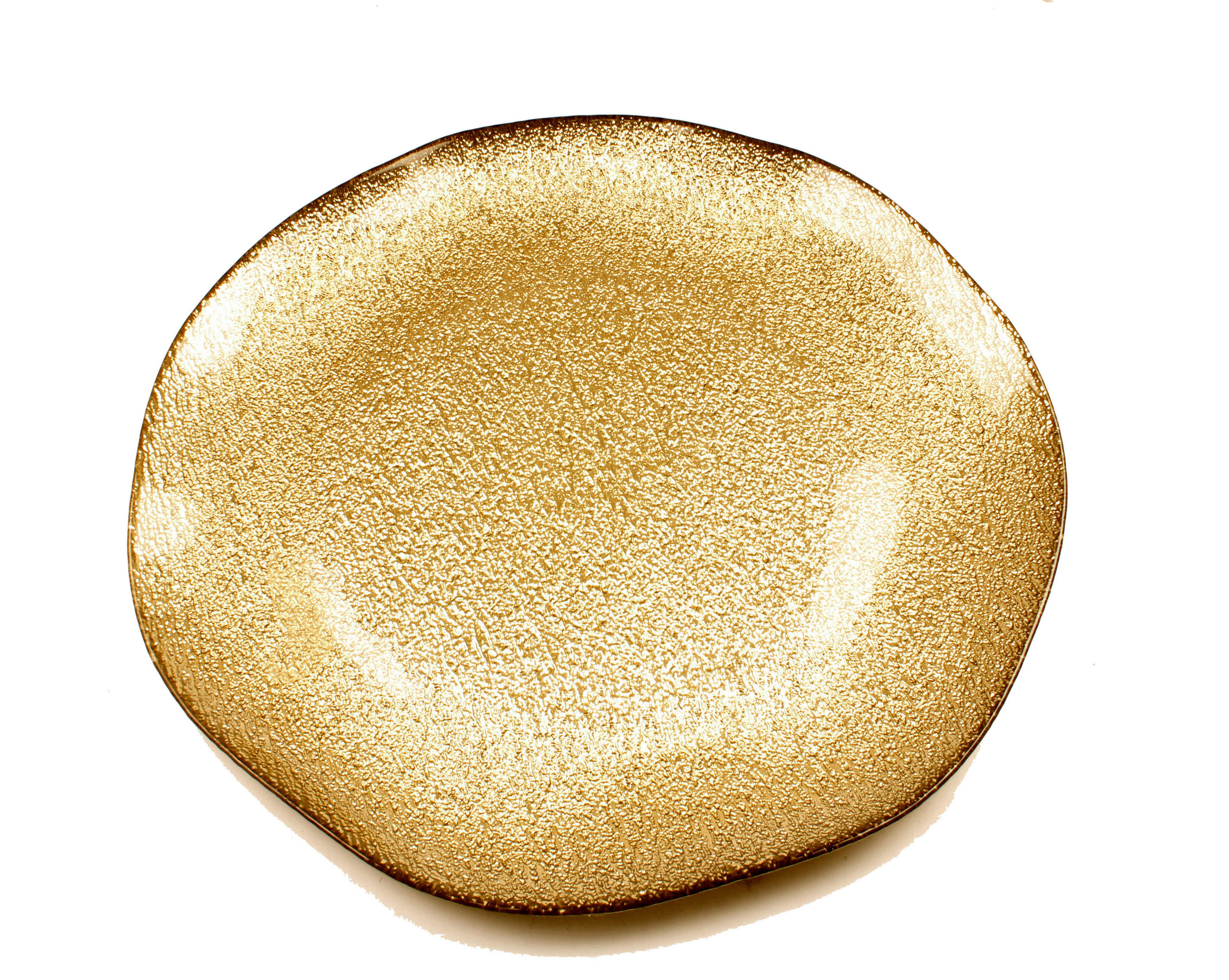 FARFURIE PLATOU  33 cm  - șampanie, Basics, sticlă (33cm) - Ambia Home