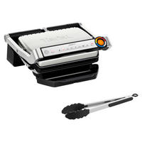 KONTAKTGRILL Optigrill+ GC712D  - Chromfarben/Schwarz, Basics (39.9/22.9/36.9cm) - Tefal