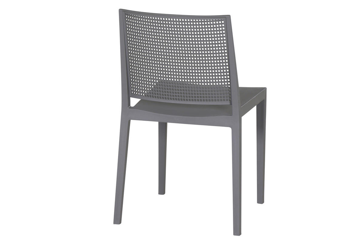 STAPELSTUHL Grau  - Grau, Basics, Kunststoff (46/80/56cm) - Siena Garden