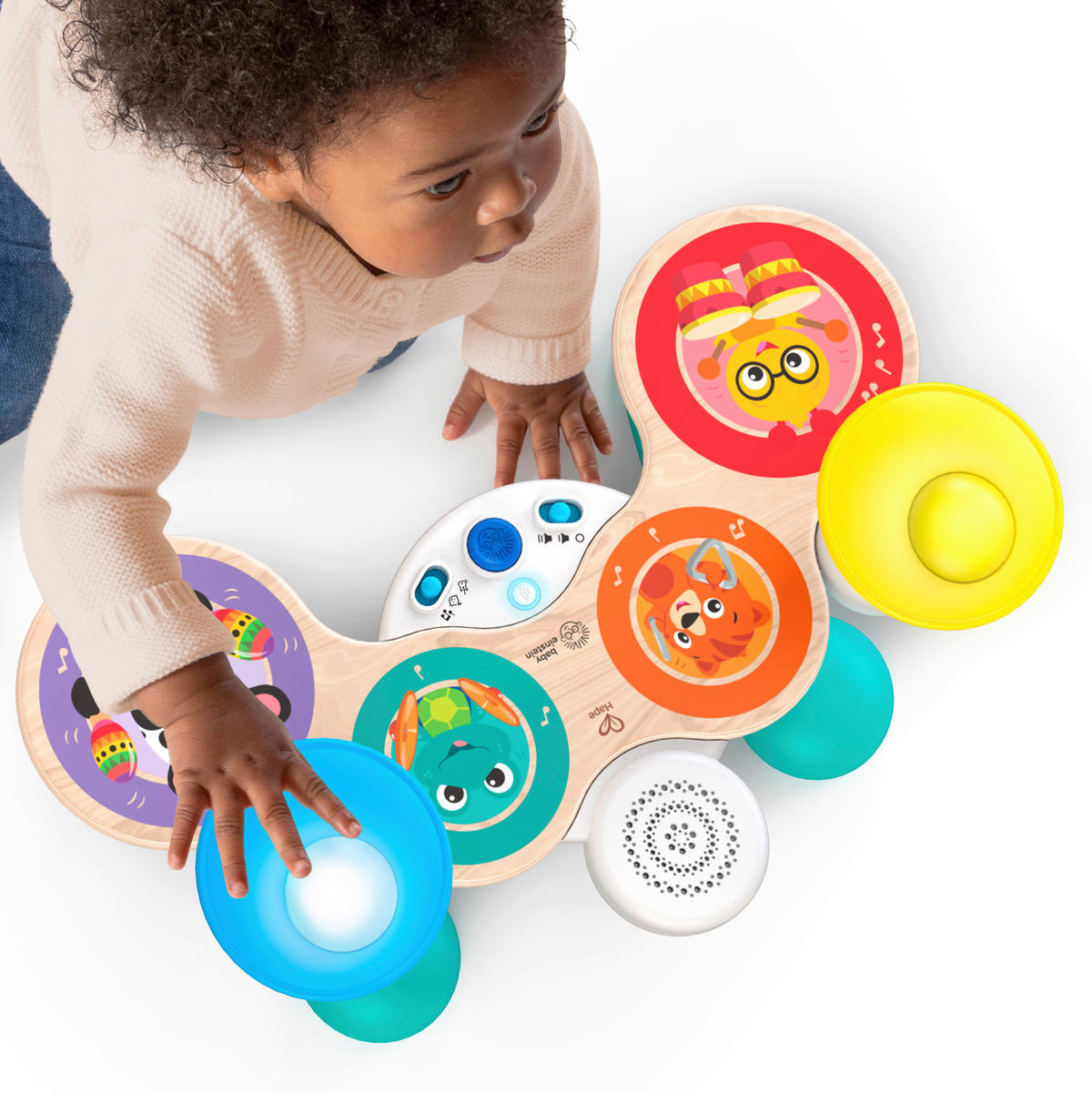 SCHLAGZEUG-SET - Basics, Holzwerkstoff/Kunststoff (53,5/5,5/19,2cm) - Hape