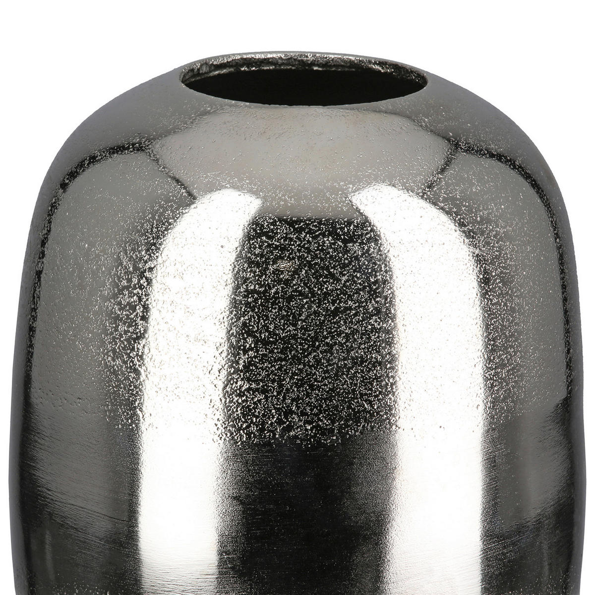 DEKOVASE  - Silberfarben, Basics, Metall (23/29/23cm)