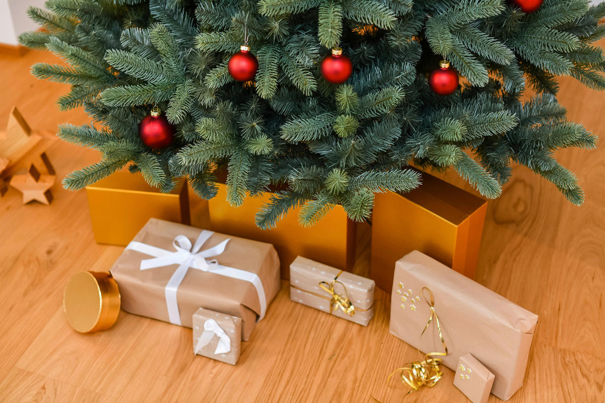 WEIHNACHTSBAUM 210 cm  - Waldgrün, Basics, Kunststoff/Metall (150/210cm)