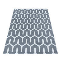 VÄVD MATTA 240/340 cm Costa 3524 Grey  - grå, Design, textil (240/340cm)