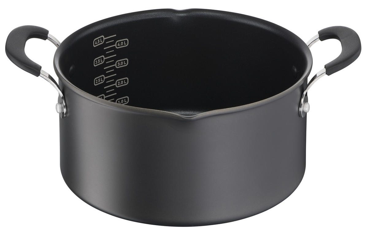 STEKGRYTA 24 cm  - svart/transparent, Design, metall/glas (24cm) - Tefal