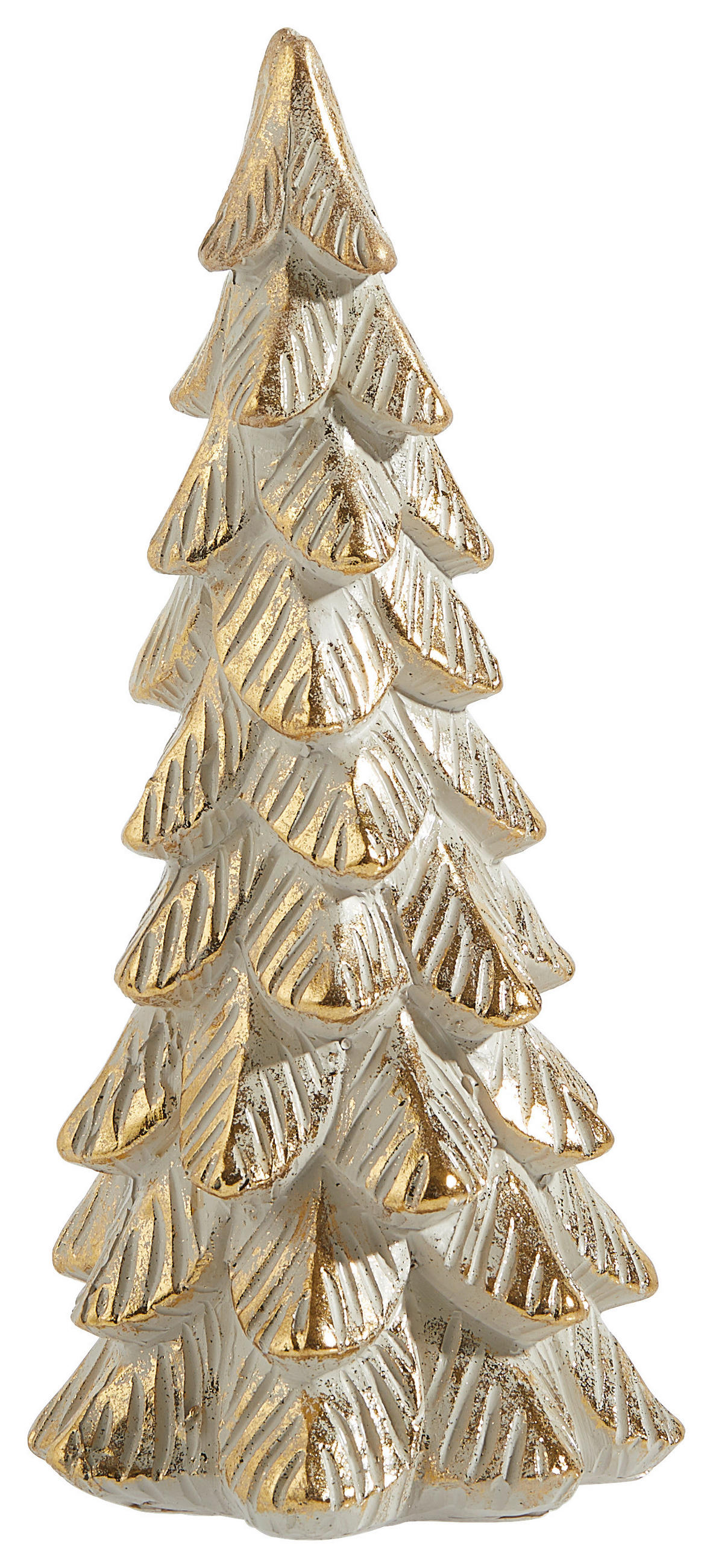 DEKOBAUM  Creme   - Creme, Basics, Kunststoff (Ø8,5/20cm) - X-Mas