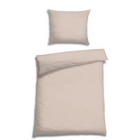 BETTWÄSCHE 2-teilig Satin 140/200 cm  - Beige, Basics, Textil (140/200cm) - Florella