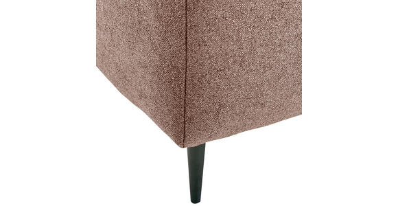 SCHLAFSOFA Flachgewebe Hellbraun  - Hellbraun/Schwarz, KONVENTIONELL, Textil/Metall (197/75/100cm) - Carryhome
