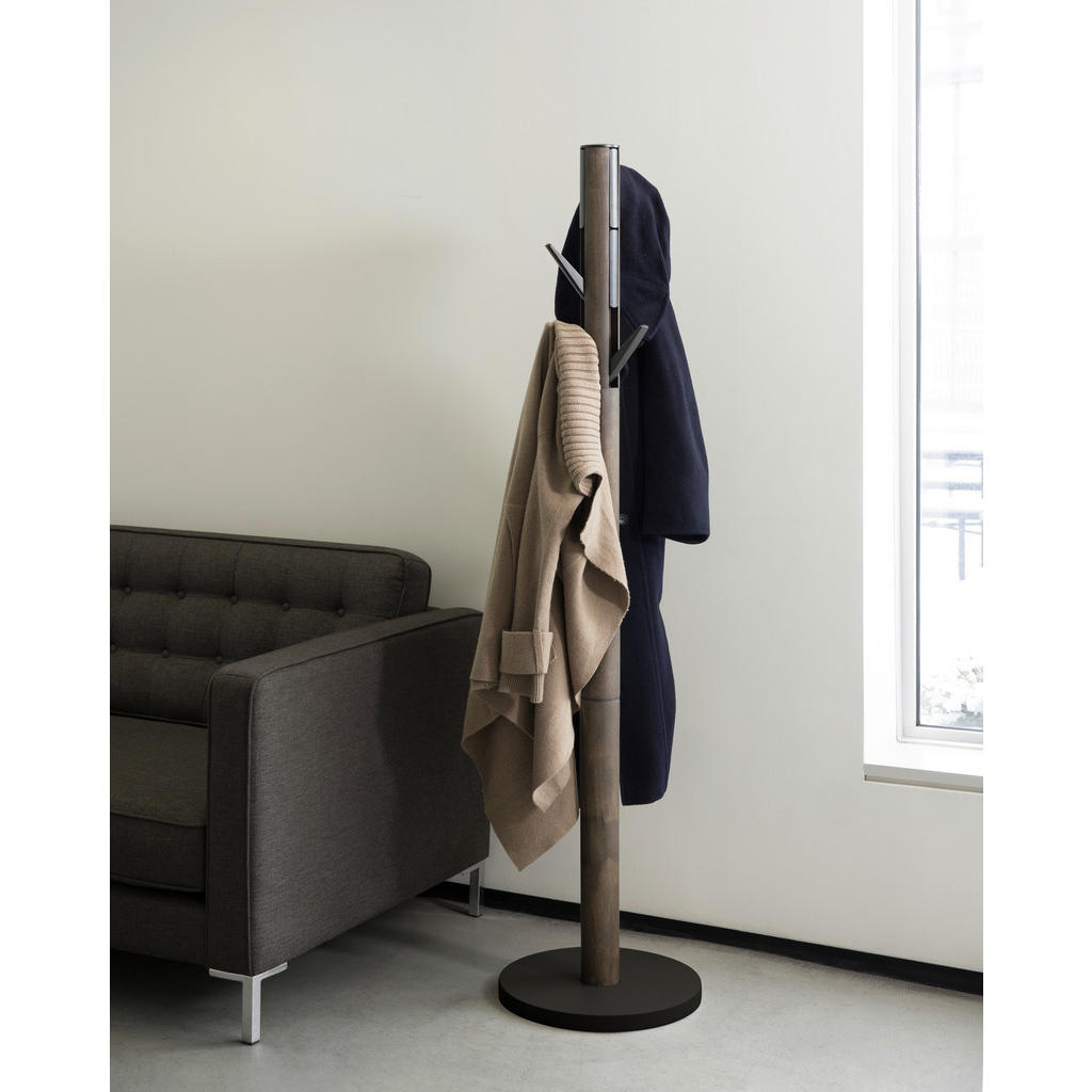 Thumbnail - Umbra Kleiderständer, Schwarz, Walnuss, Holz, 40x168x40 cm, Jackenhalter, Garderobe, Garderobenständer