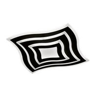 LED-TAKLAMPA Gorden 43/43/5 cm  - svart, Design, metall (43/43/5cm) - Fischer & Honsel