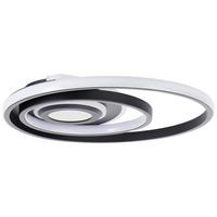 LED SVJETILJKA STROPNA  - crna, Design, metal/plastika (40,8/5,5/40,8cm)
