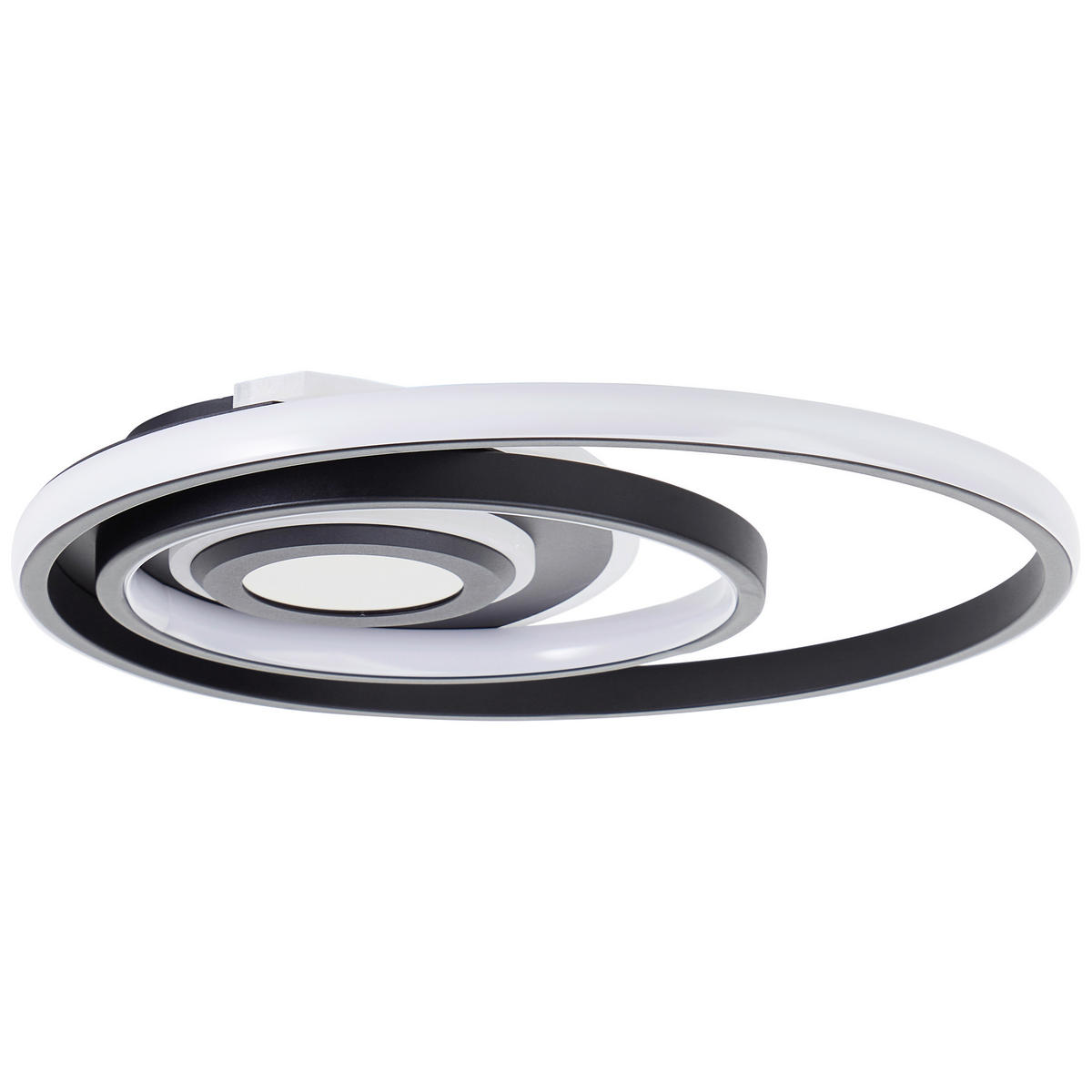 LED SVJETILJKA STROPNA  - crna, Design, metal/plastika (40,8/5,5/40,8cm)