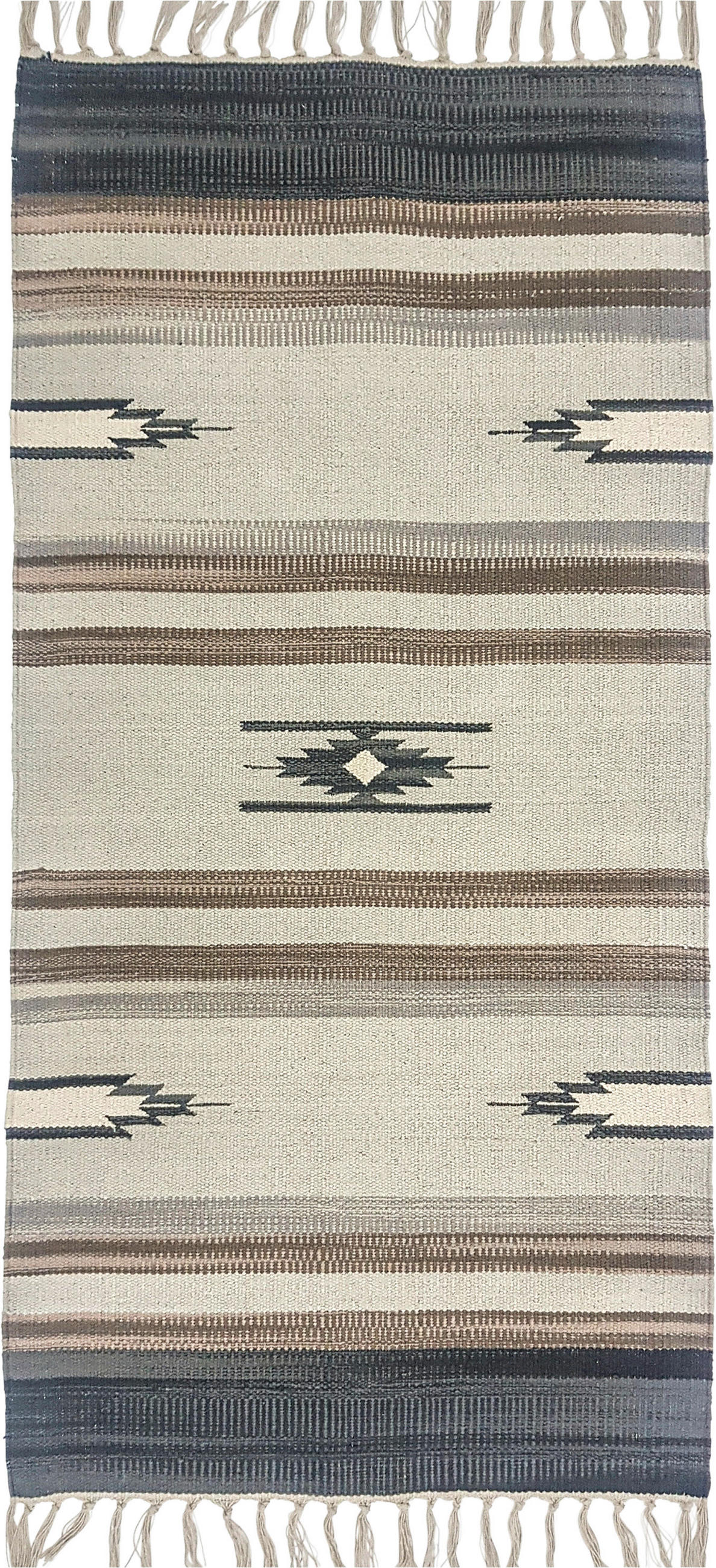 PATCHWORK TEPIH 50/80 cm crna, bež Claudia - bež/crna, Lifestyle, tekstil (50/80cm) - Esposa