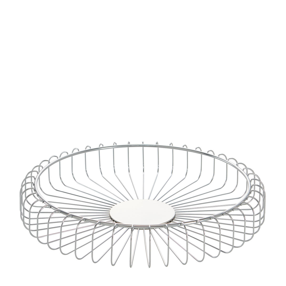 OBSTKORB ESTRA  - Silberfarben, Basics, Metall (37/6cm) - Blomus