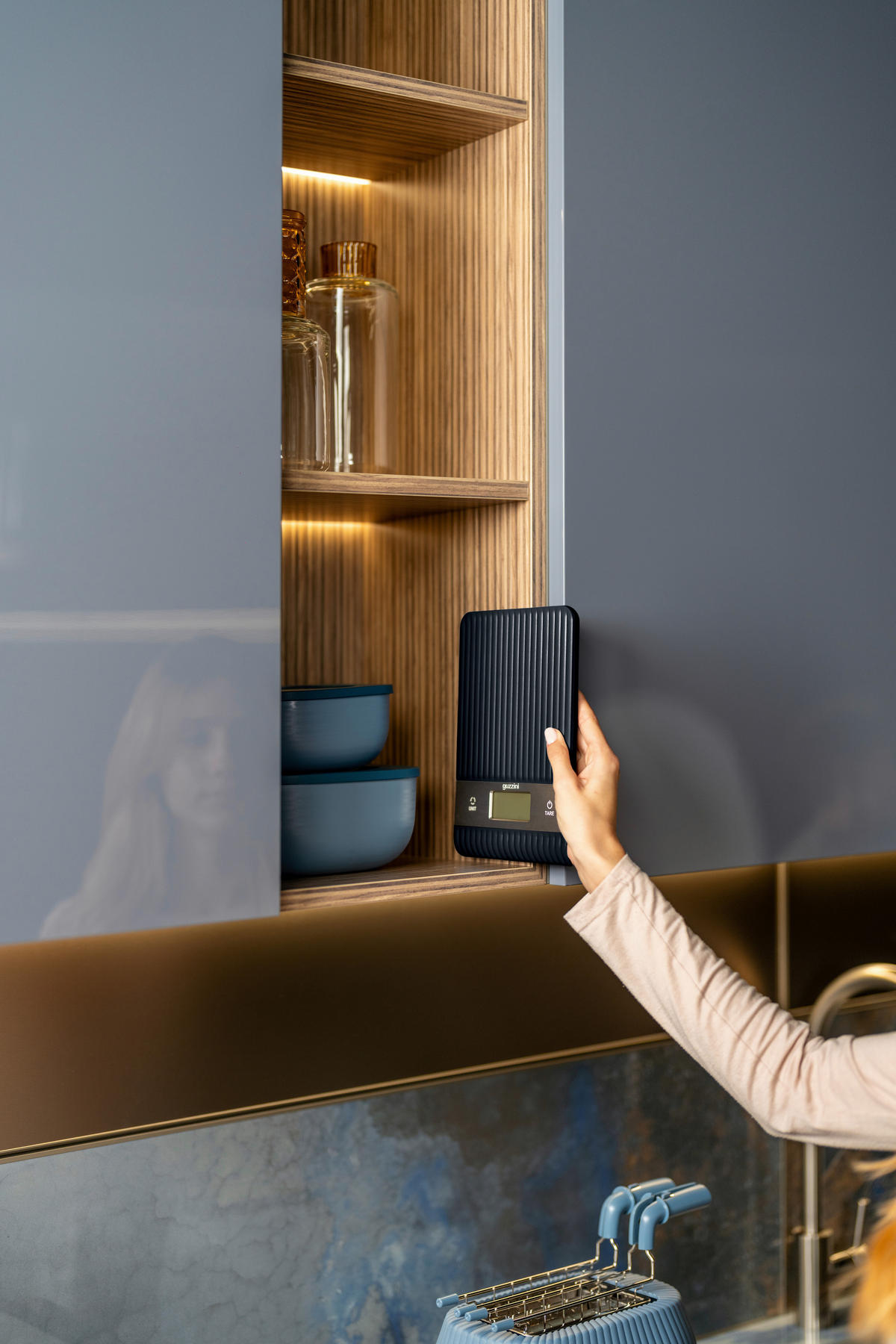 ELEKTRISCHE KÜCHENWAAGE - Anthrazit, Basics, Kunststoff (5kg) - GUZZINI