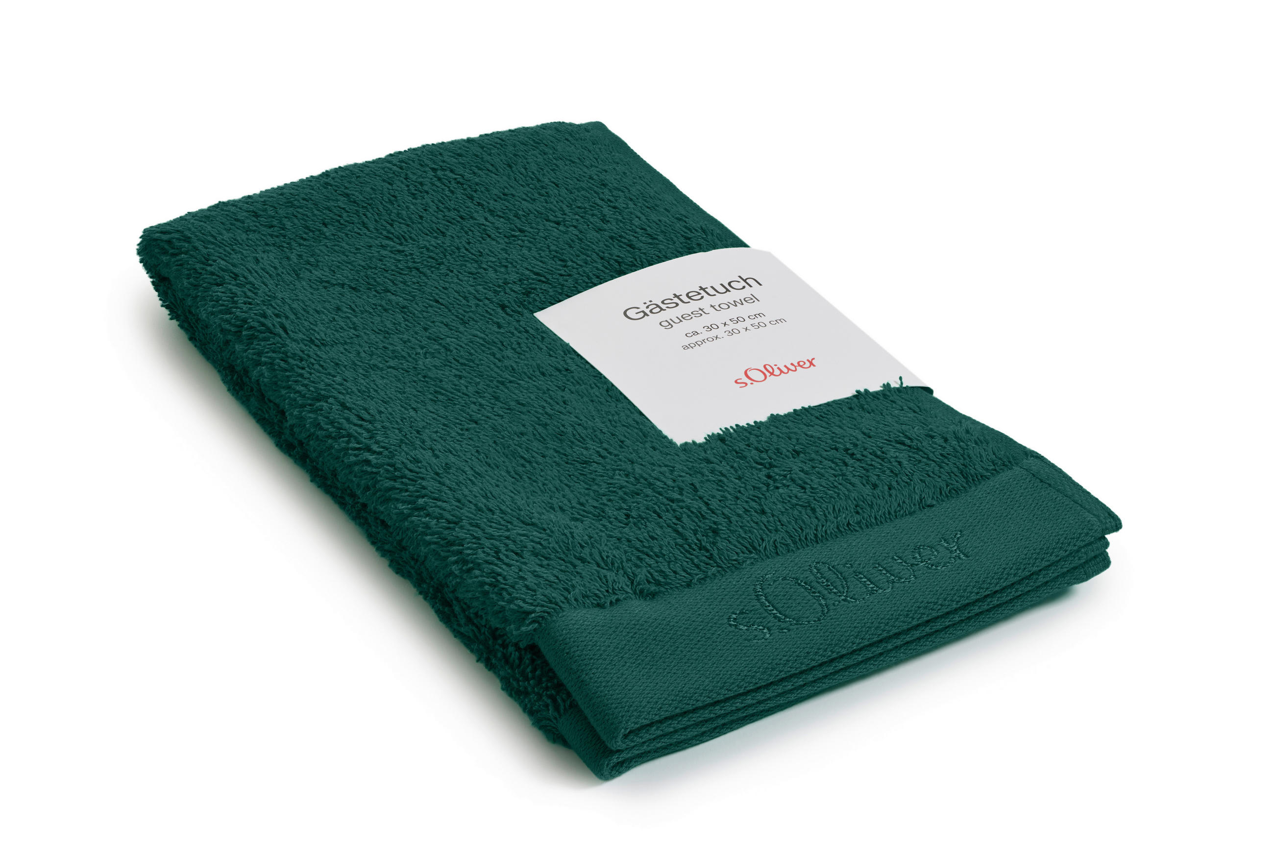 S. Oliver RUČNÍK PRO HOSTY, 30/50 cm, tmavě zelená
