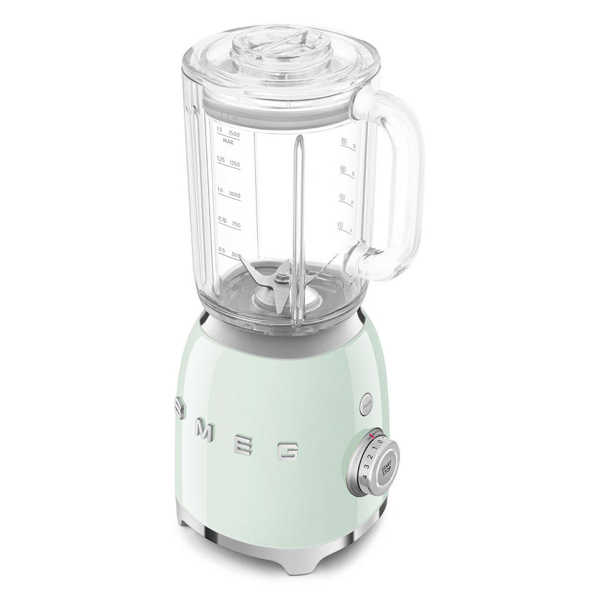 STANDMIXER  - Pastellgrün, Design, Kunststoff/Metall (19,7/39,7/16,3cm) - SMEG