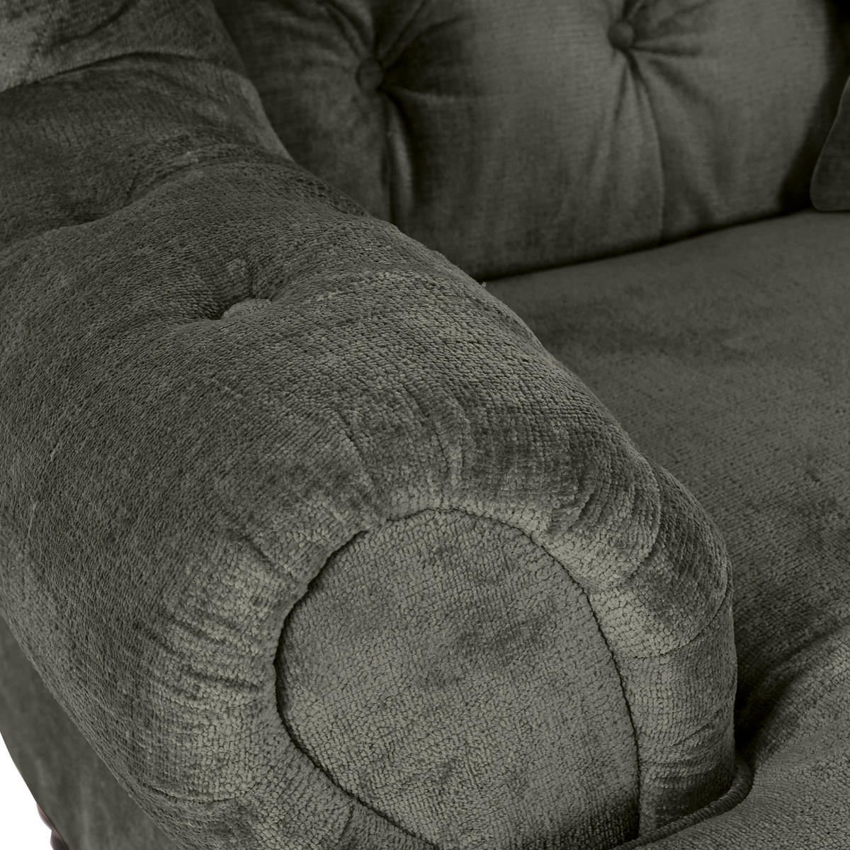 XXL-SESSEL - Anthrazit/Schwarz, Design, Holz/Textil (127/106/149cm) - Landscape