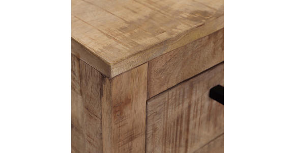 KOMMODE  in 90/85/40 cm  - Schwarz/Naturfarben, Design, Holz/Metall (90/85/40cm) - Landscape