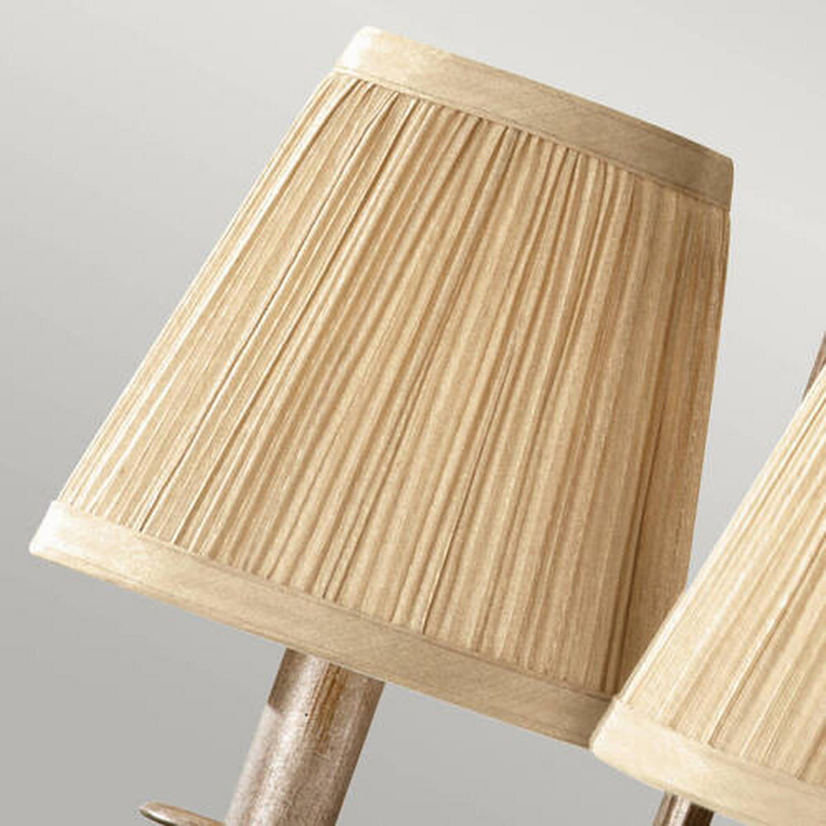 KRONLEUCHTER 48.3/66.3 cm   - Sandfarben/Silberfarben, KONVENTIONELL, Metall (48.3/66.3cm) - Elstead Lighting