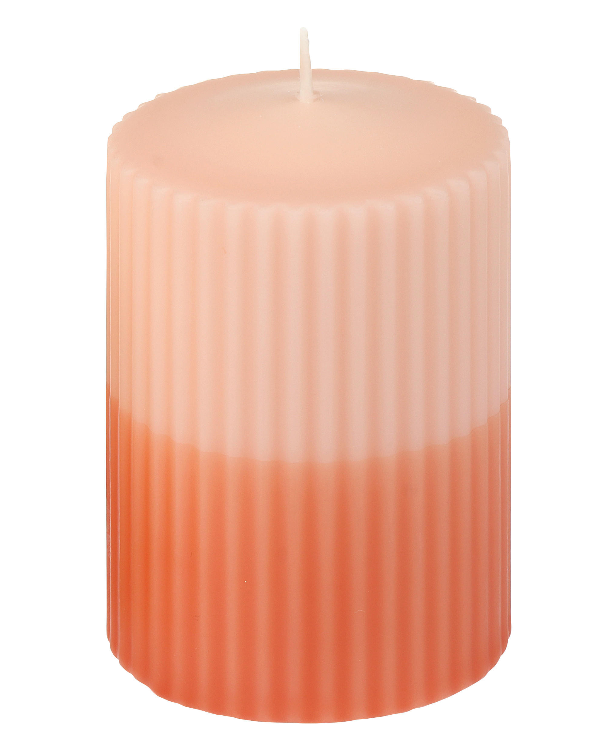 KERZE - Dunkelorange, Basics, Paraffin (6,7/10,0cm) - Steinhart