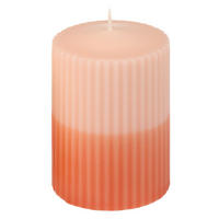 KERZE - Dunkelorange, Basics, Paraffin (6,7/10,0cm) - Steinhart