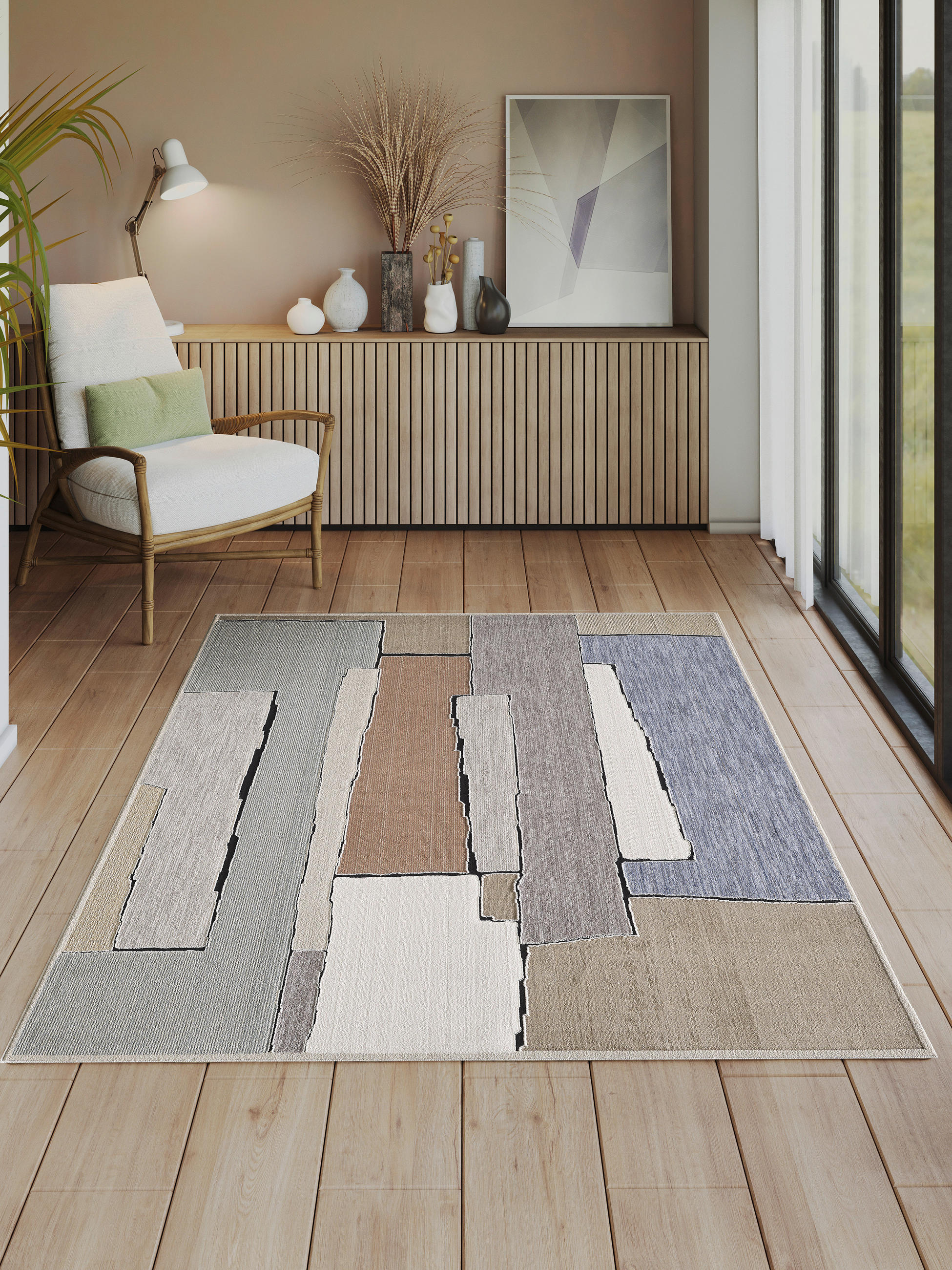 VINTAGEMATTA 120/170 cm  - multicolor, Design, textil (120/170cm) - Novel