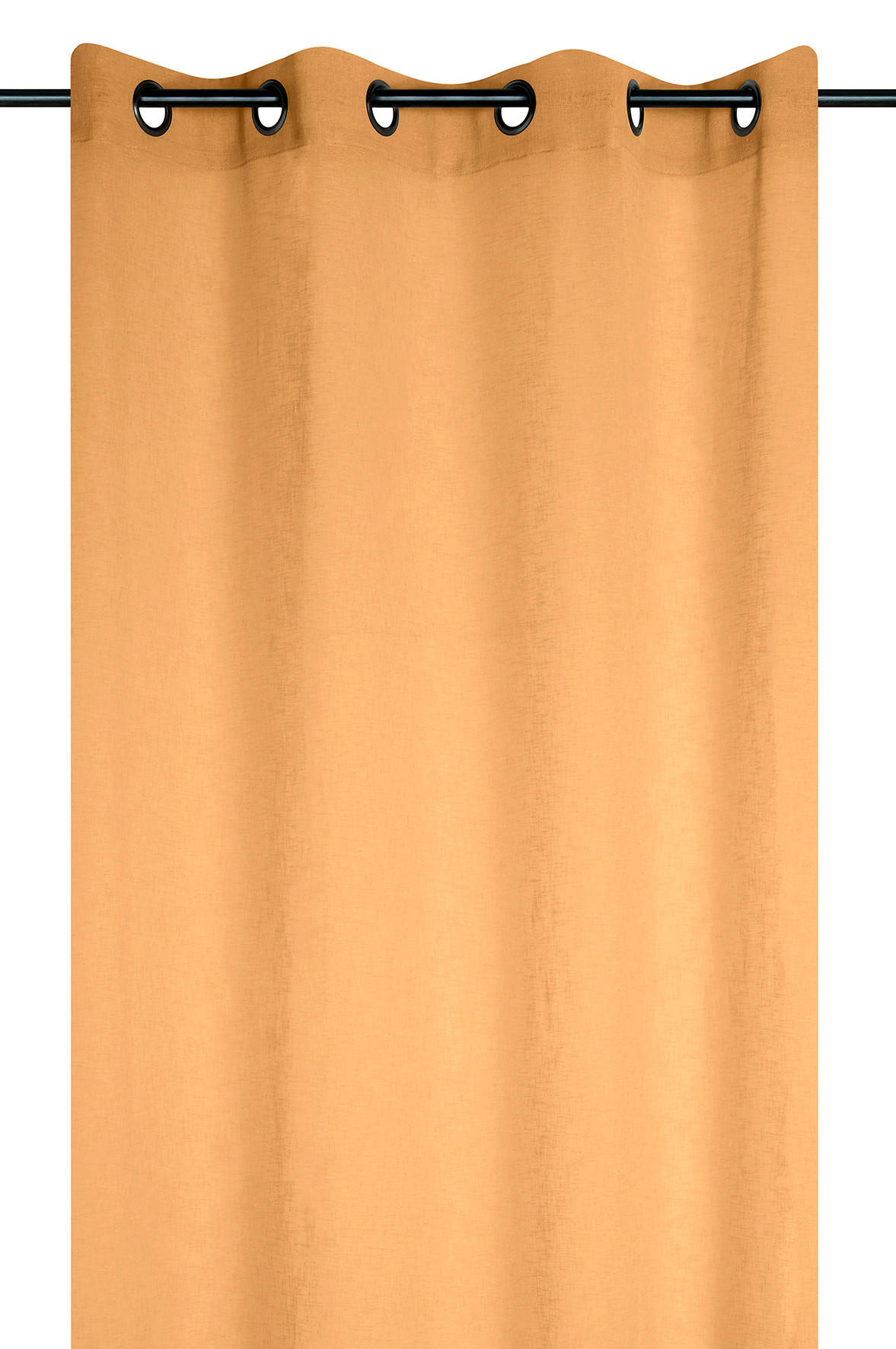 GOTOVA TANKA ZAVESA senf žuta - senf žuta, Osnovno, tekstil (140/260cm)