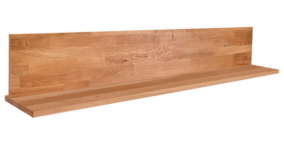 WANDBOARD Holz Wildeiche massiv Wildeiche  - Wildeiche, Natur, Holz (150/22/24cm) - Carryhome