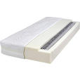 TASCHENFEDERKERNMATRATZE 140/200 cm Höhe ca. 25 cm  - Weiß, Basics, Textil (140/200cm) - Sleeptex