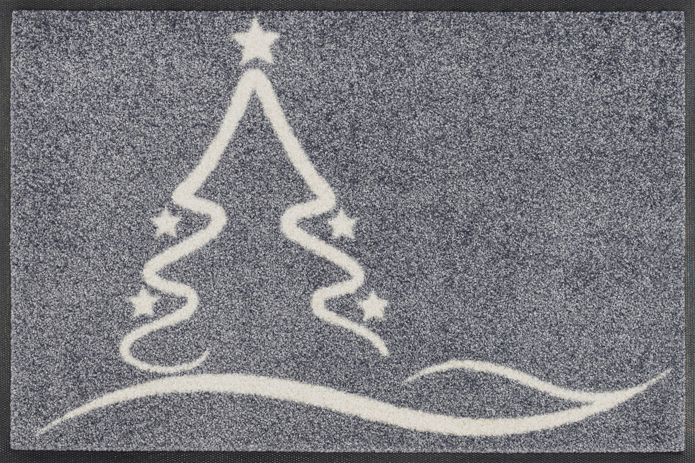 FUSSMATTE  40/60 cm  Grau  Weihnachten  - Grau, Design, Kunststoff/Textil (40/60cm) - wash+dry