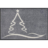 FUSSMATTE 40/60 cm Light Shine  - Grau, Design, Kunststoff/Textil (40/60cm) - wash+dry