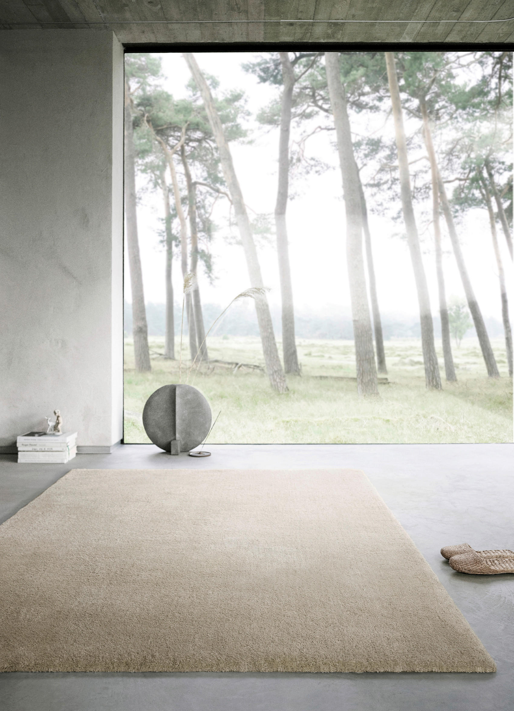 HOCHFLORTEPPICH 130/190 cm Emilia Beige  - Beige, Design, Textil (130/190cm) - WECON HOME BASIC