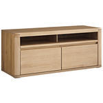 LOWBOARD  in 134/57/50 cm  - Alteiche/Grau, KONVENTIONELL, Holz/Holzwerkstoff (134,4/56,8/50cm) - Voleo